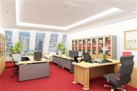 Cần tránh kê bàn làm việc quay lưng ra ngoài 